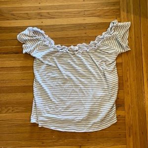 Brandy Melville Striped Crop Top